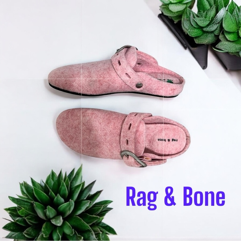 Rag & Bone Ansley suede /shearling sandals sz 9